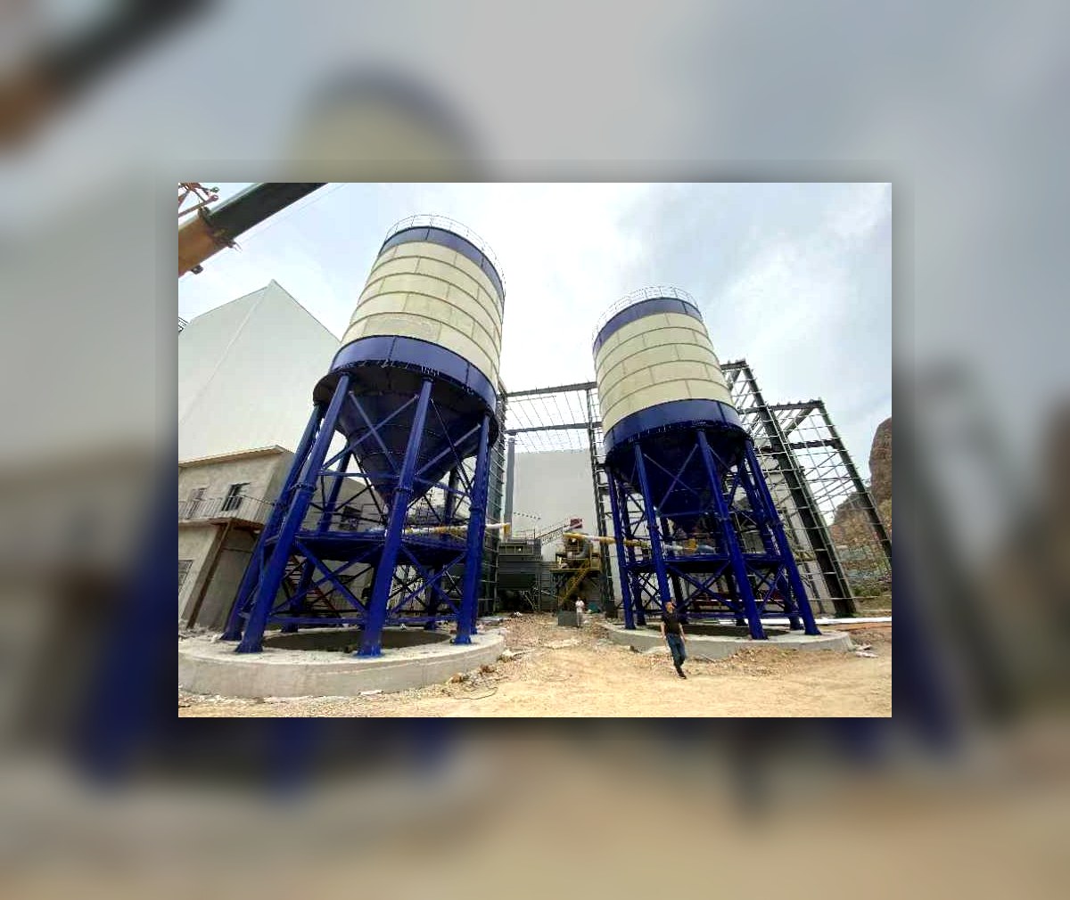 1000T bolted cement silo project reference