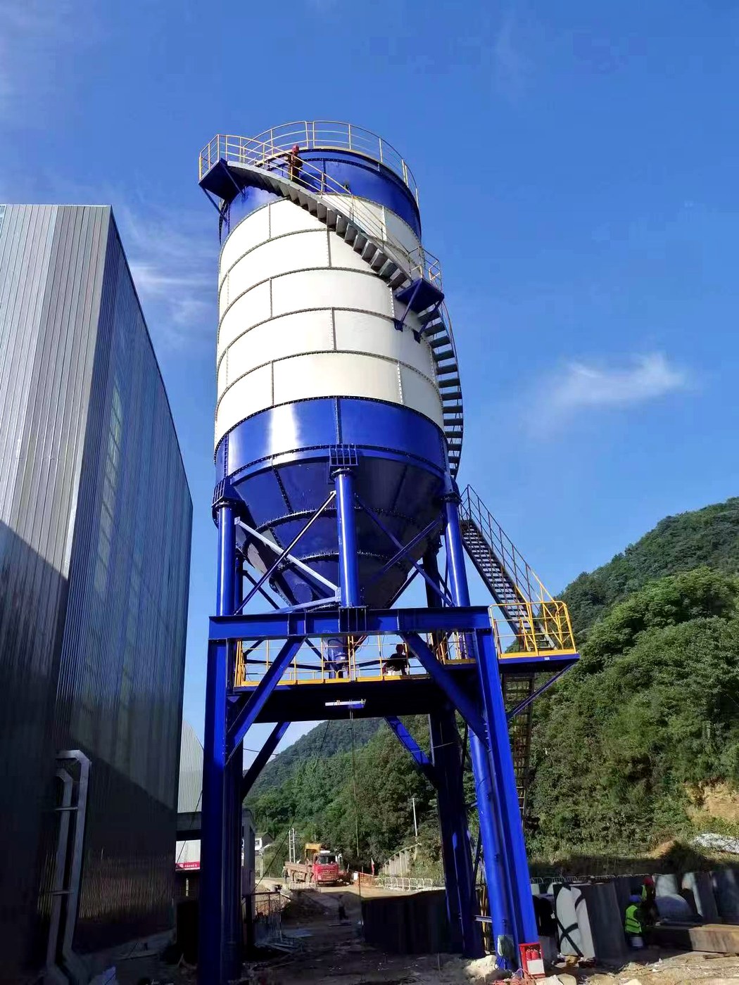 600T cement silo project in China