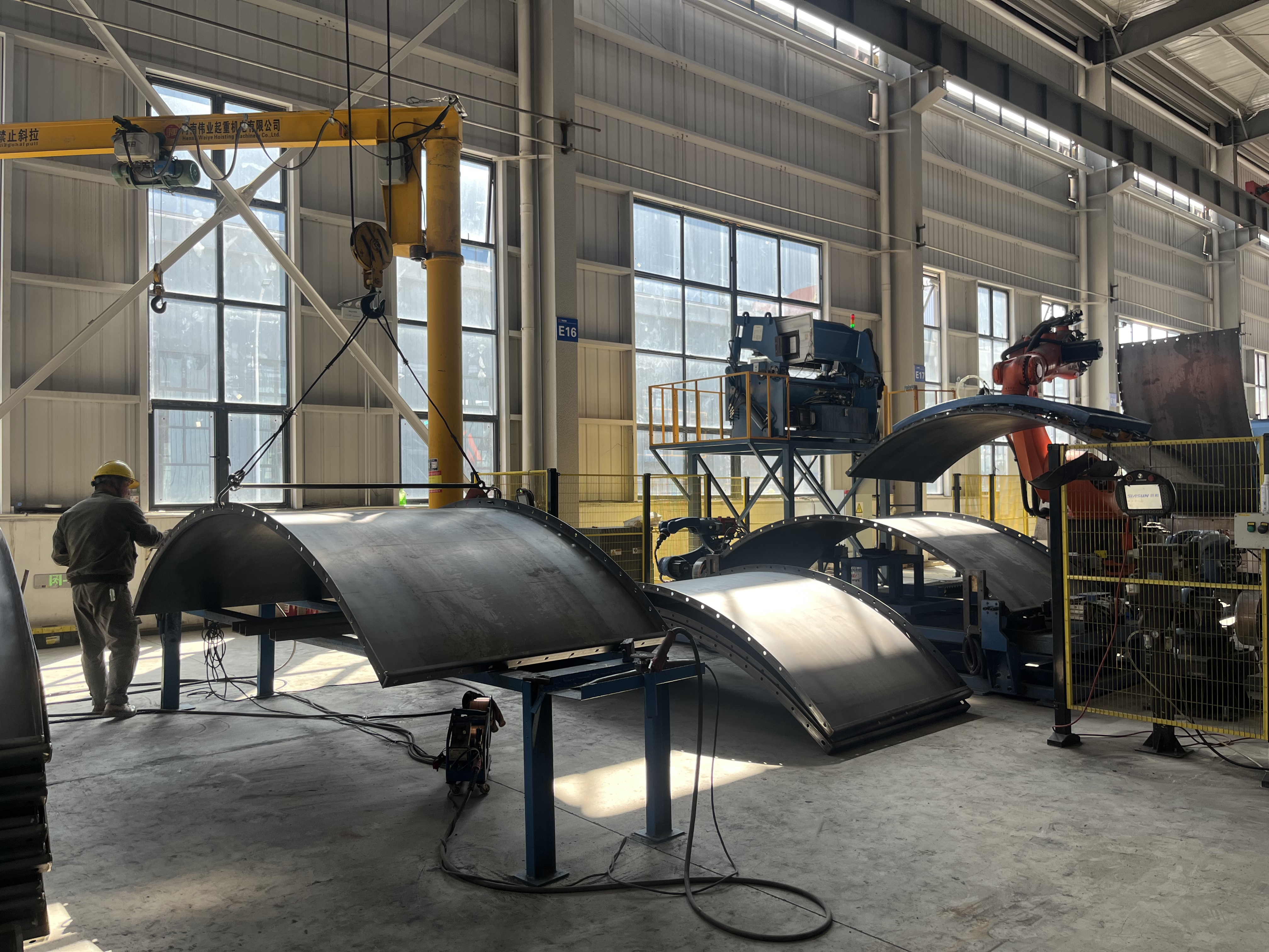 Cement silo manufacturing facility
