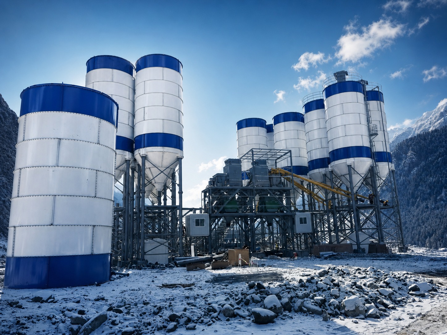 Cement silo project engineering support reference site