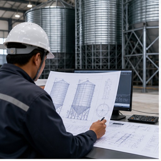 Engineering support for cement silo project selection